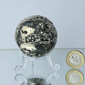 Pyrite Crystal Sphere  (#10)