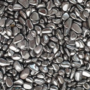 Small hematite crystal tumblestones 50g bag jewelry making arts crafts