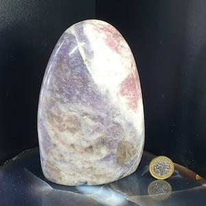 6) Lepidolite & Tourmaline Crystal Freeform
