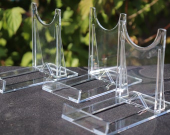 Extra large plastic crystal / mineral display stands  x1