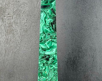 Very Large Malachite Crystal Obelisk (#3)