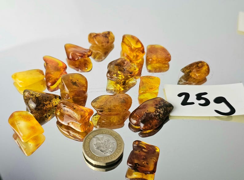 Polished amber crystal image 6