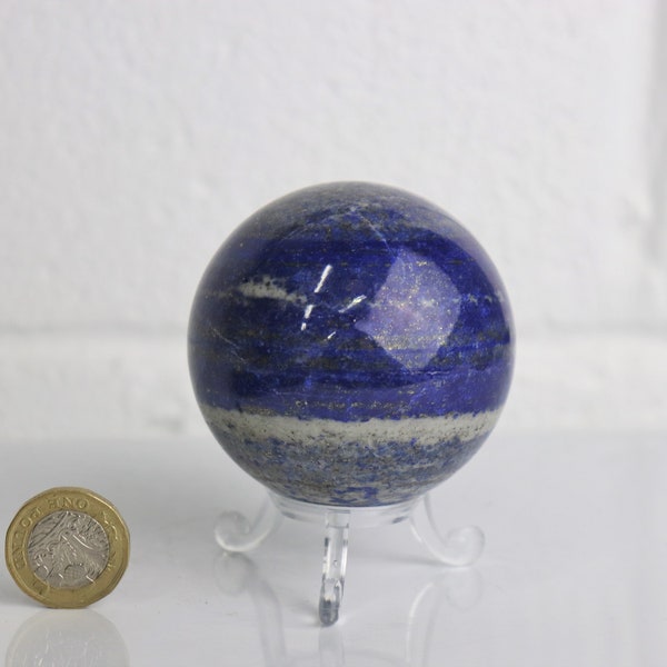 77) lapis lazuli Crystal Sphere Ball  2.5"