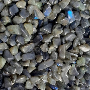 Small Labradorite Crystal Tumblestones 50g Bags