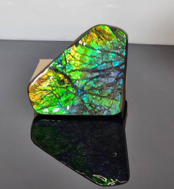 3ap Large Ammolite Crystal Gemstone Etsy Australia