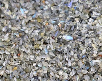Extra small moonstone feldspar crystal chips 50g bags - arts crafts