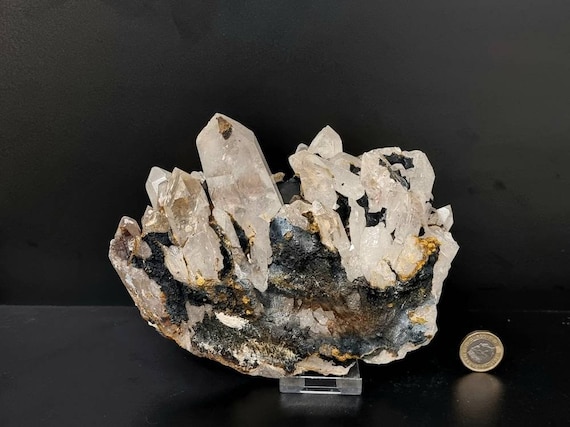 25) 大きな水晶クラスター - Etsy 日本