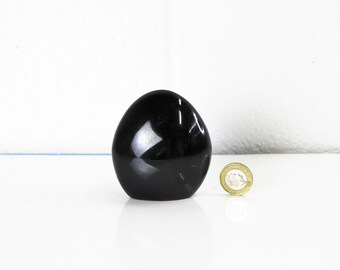 9) Negro Turmalina Cristal Pulido De Forma Libre