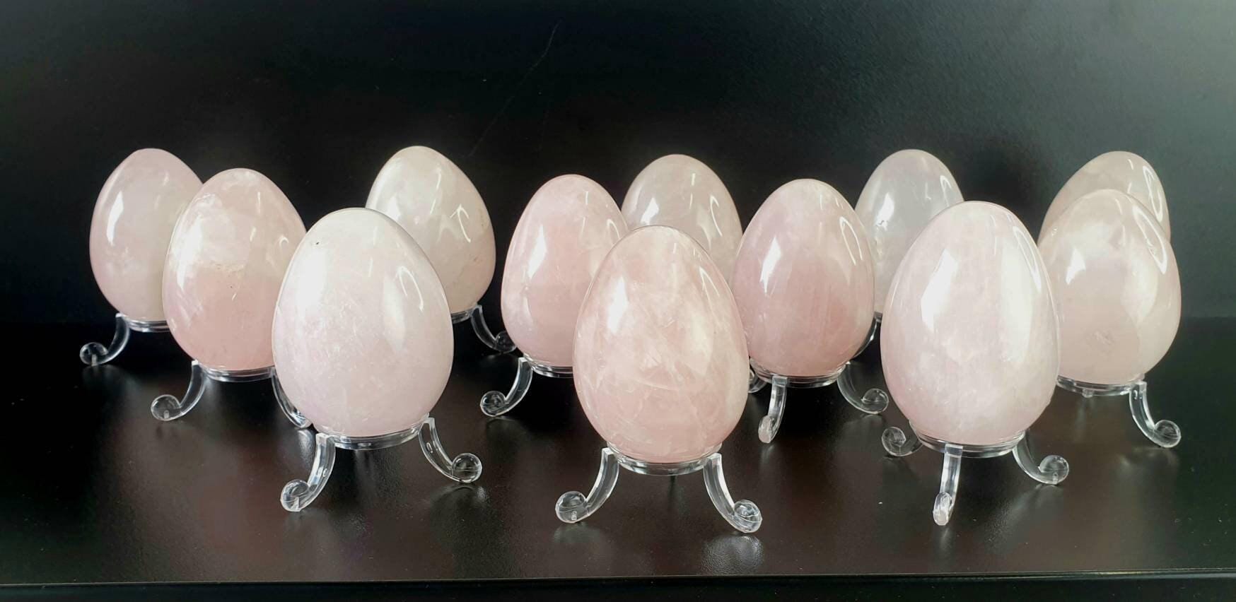 レア 高品質 ピンクエンジェルラダー 水晶 卵 egg スタンド付
