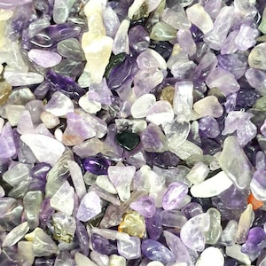 Bardzo małe torebki z kryształkami ametystu 50g - wyroby artystyczne