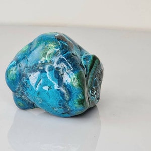 7) Large Chrysocolla Crystal Polished