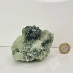 19) Prehnite Crystal Cluster