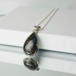 Pietersite Crystal Necklace 925 Silver (#91)