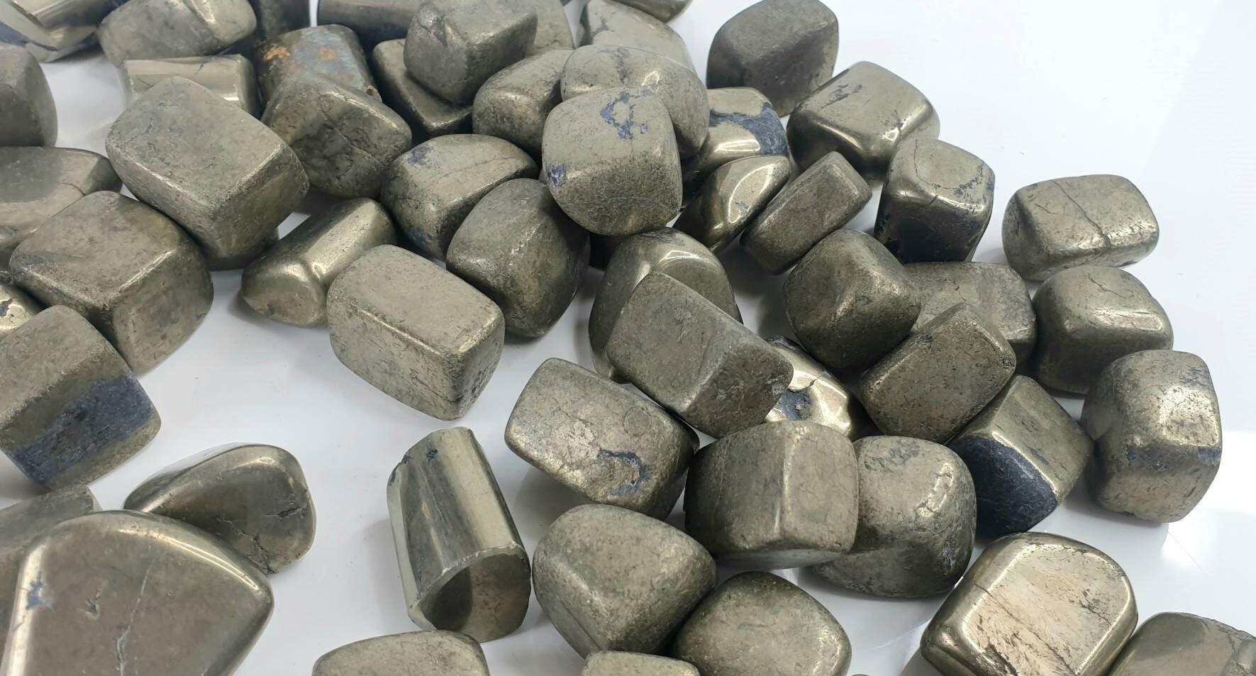 Pyrite crystal tumblestone fools gold