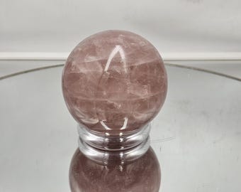 Large Rose Quartz Crystal Sphere (#5)