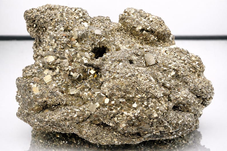 Pyrite Small Rough Texture Large Pyrite Crystal Raw Cluster - Peru 0.93KG (#15) - Etsy
