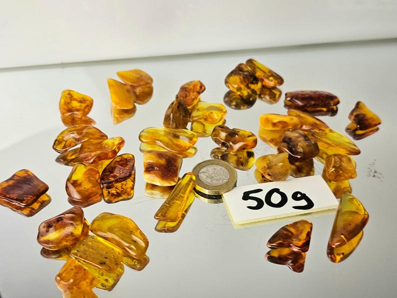 Polished amber crystal image 7