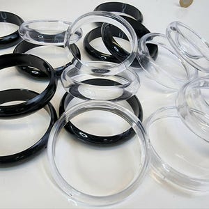 Large plastic crystal sphere display stands