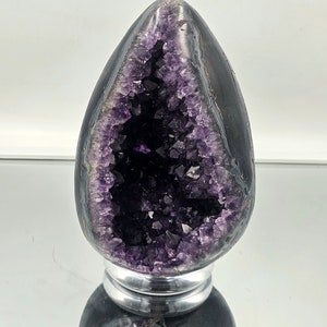 Large Amethyst Crystal Egg (#11)