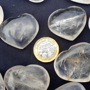 Clear Quartz Crystal Heart