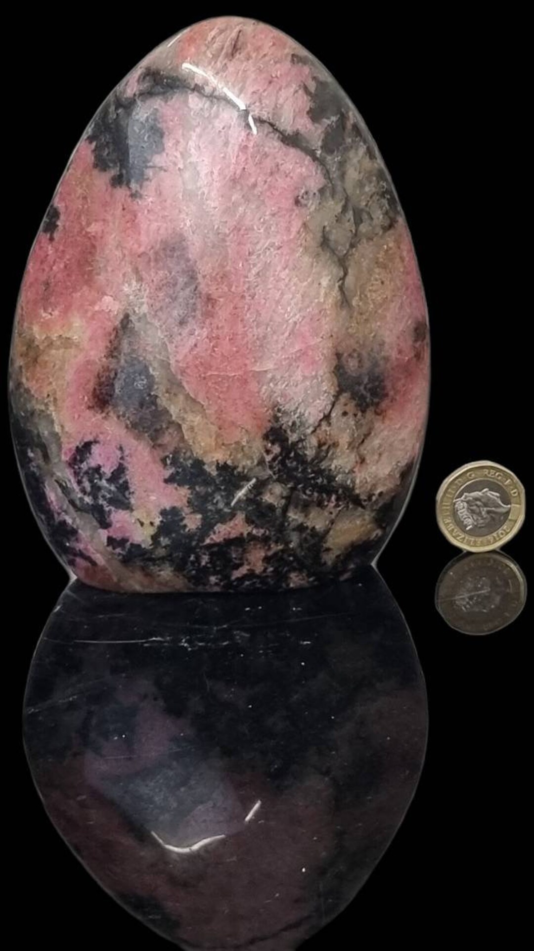 1) Rhodonite Crystal Freeform Ireland