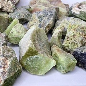 Green opal rough crystal rough