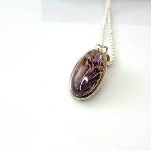 47) Super Seven Crystal Necklace 925 Silver