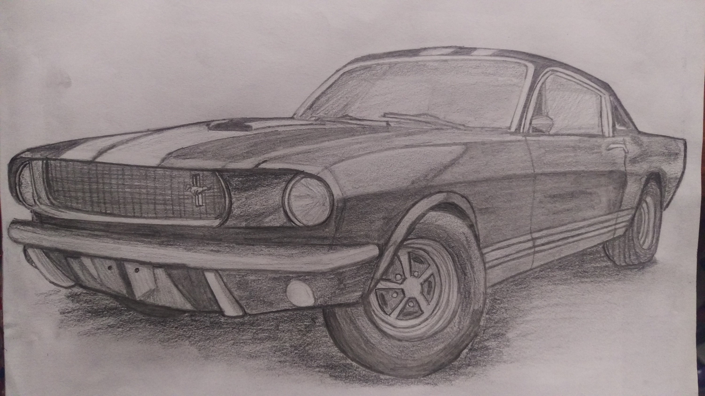 Car pencil sketch deals