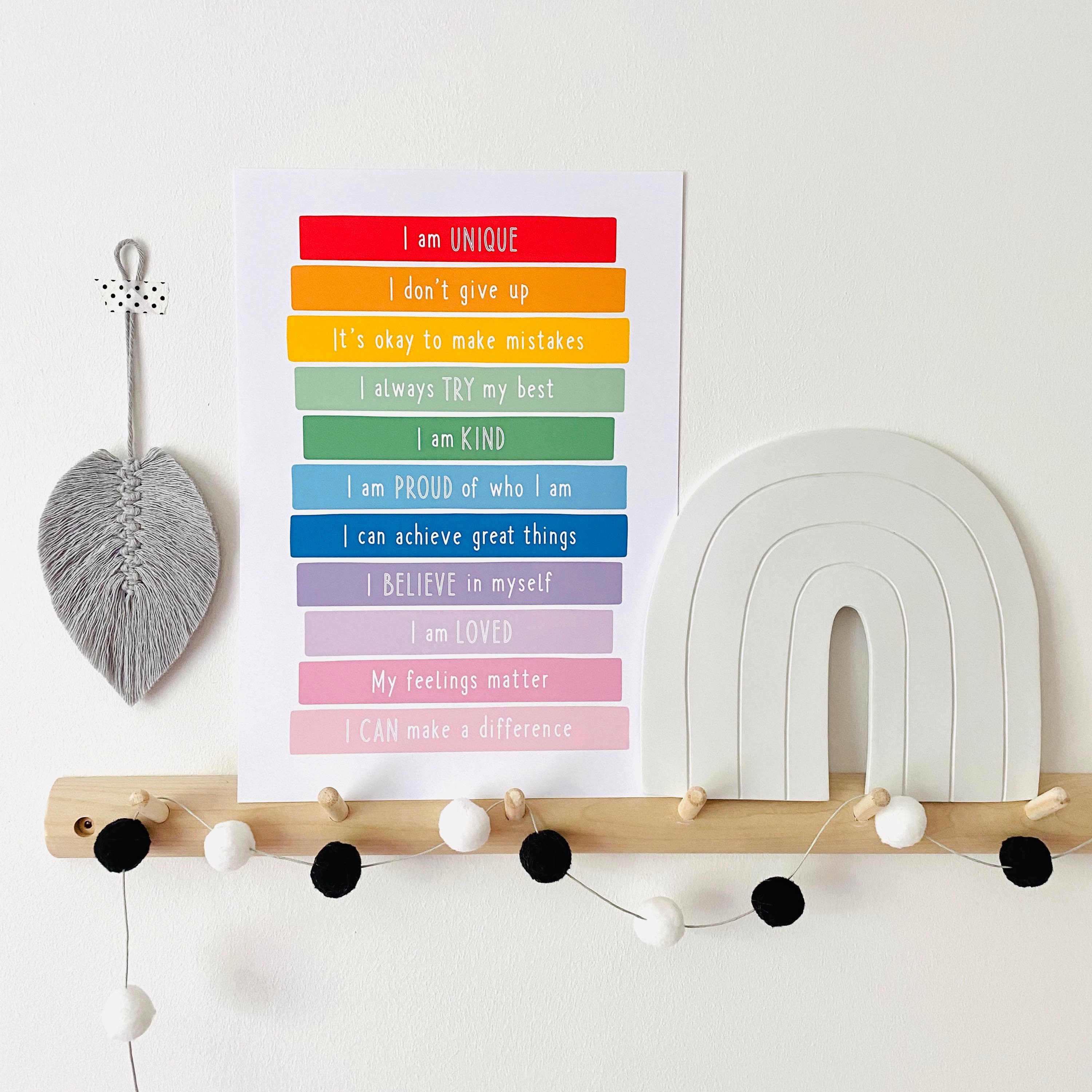 Collection of colorful variety post. paper note pad reminder posters for  the wall • posters workshop, wooden, wall