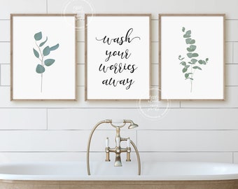 Quadro Su Tela Per Bagno Con Lavanda – Stampa Rustica Home Decor - 2