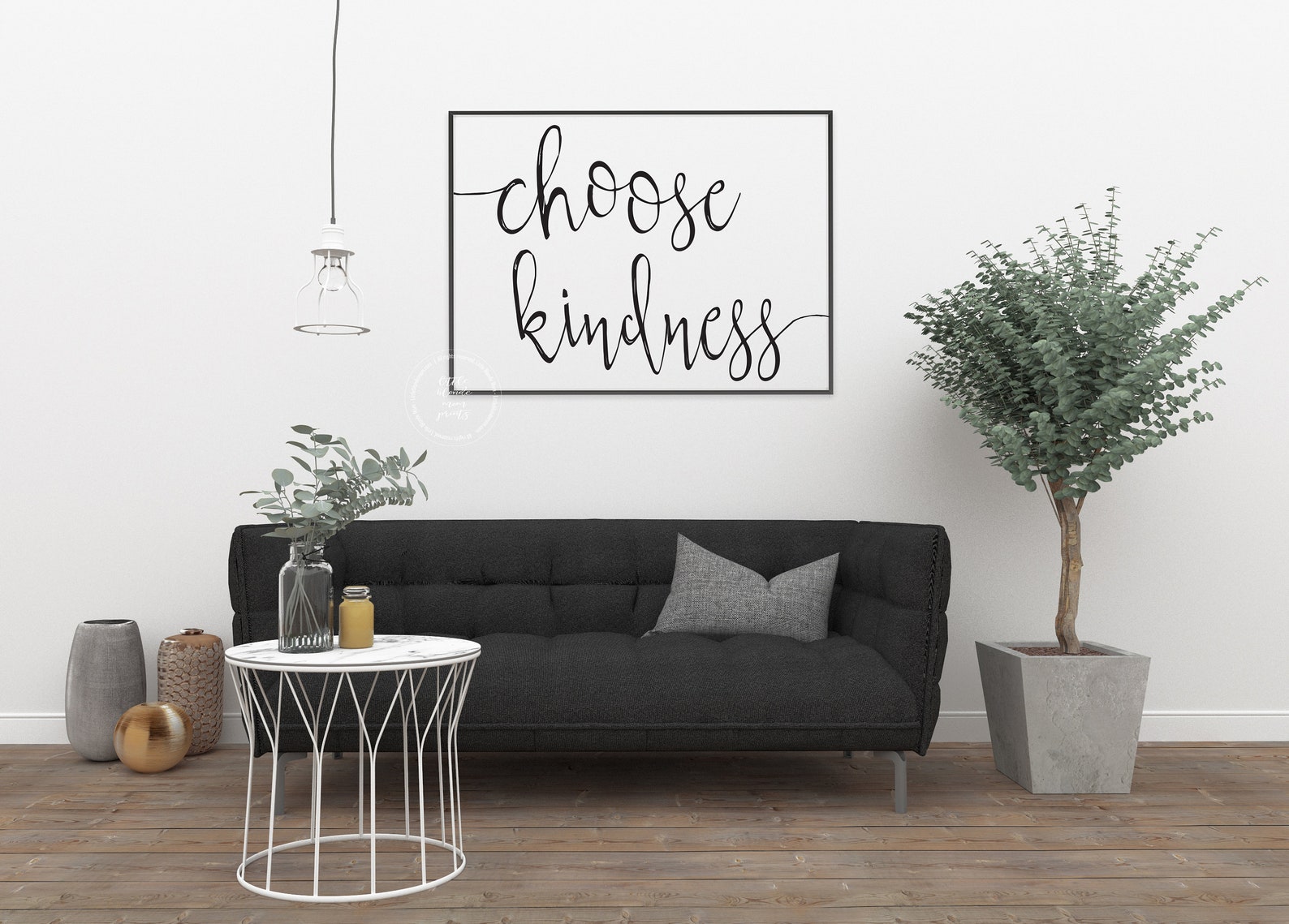 Choose Kindness Wall Decor Large Wall Art Living Room Etsy