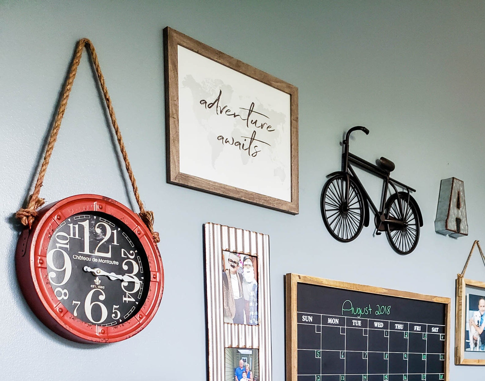 Adventure Awaits Wall Decor Map Wall Art Gallery Wall | Etsy