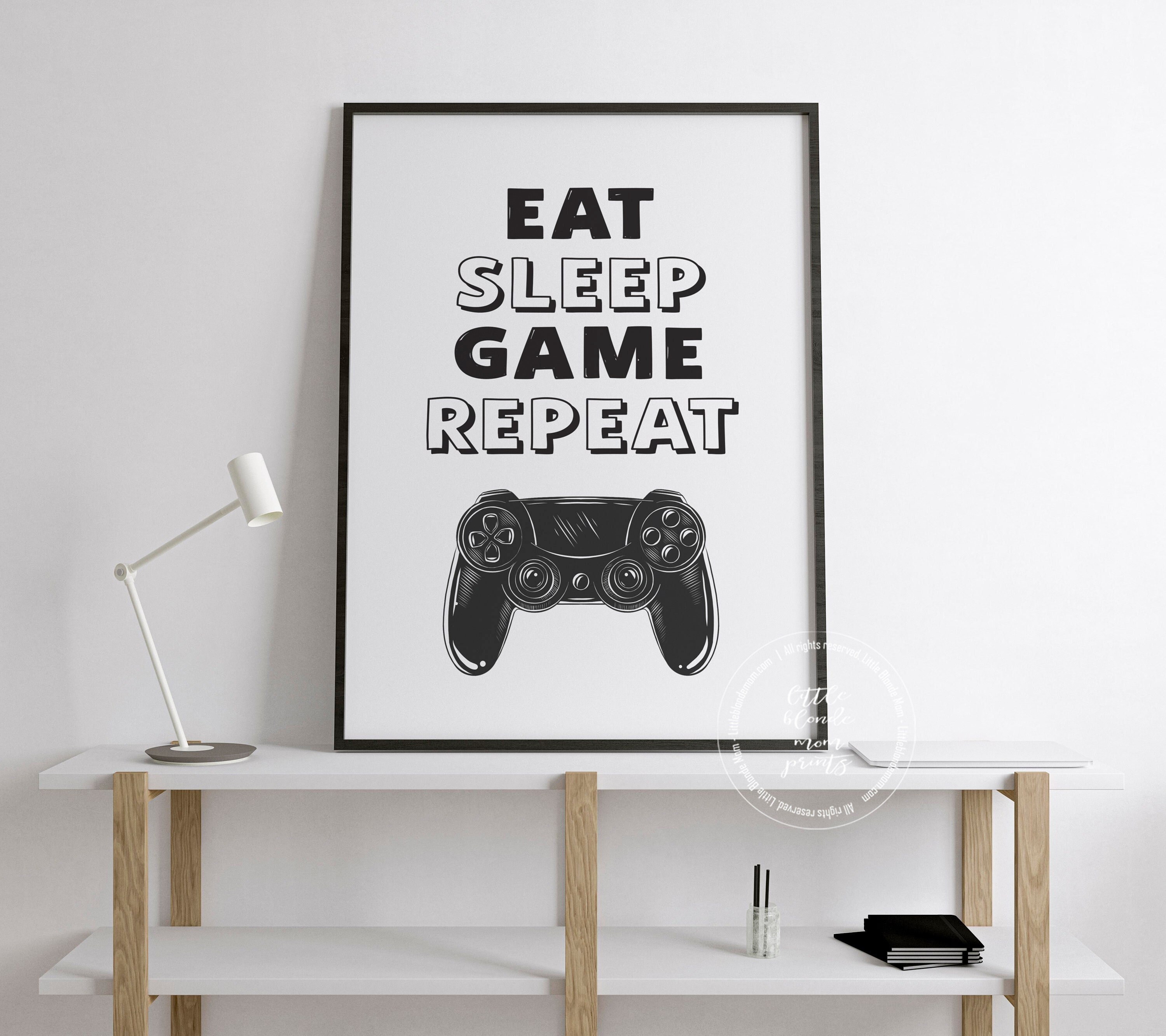 Video Game Decor Playroom Wall Decor Kids Room Decor Etsy