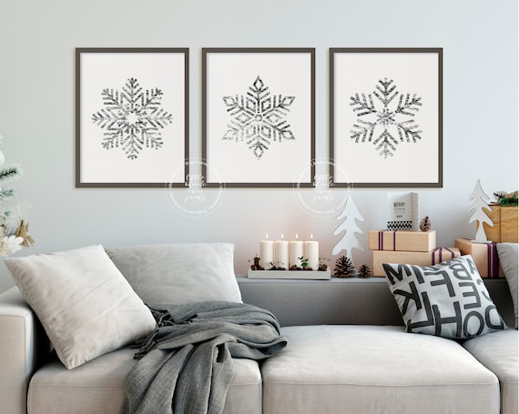 Let It Go Snowflakes Wall Sticker Decal Decor for Kids Room Girls