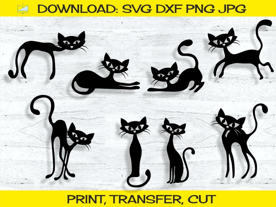 MCM Cats Bundle Svg Eps Dxf Png Personal Use -  Norway