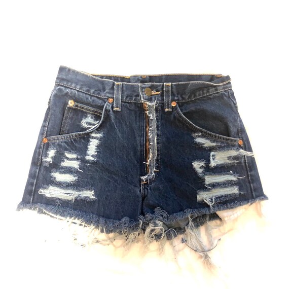 lee blue jean shorts