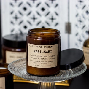 Natural soy candle NO.2: Dreams of the Orient by Wabi-Sabi