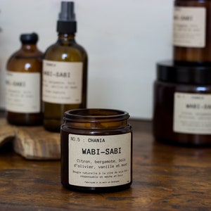 Natural candle with soy wax NO.5: Chania by Wabi-Sabi image 2