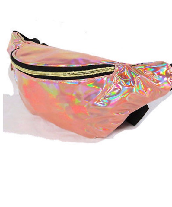 iridescent waist bag