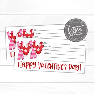 Certificat-cadeau de la SAINT-VALENTIN, coupon-cadeau imprimable maman, idée pour elle, carte-cadeau de fleurs Spa Massage Facial Editable Instant Access