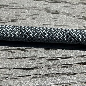 Dog Leash Made from recycled climbing rope Gray/Black