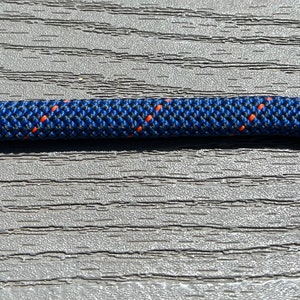 Dog Leash Made from recycled climbing rope Blue/Orange