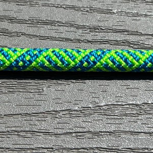 Dog Leash Made from recycled climbing rope Blue/Green