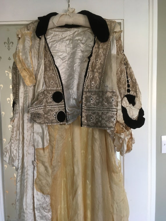 Authentic vintage Victorian waistcoat cape any siz