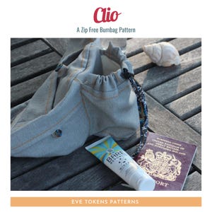 Zip Free Fanny Pack Sewing Pattern, Button & Loop Closure (PDF Pattern)