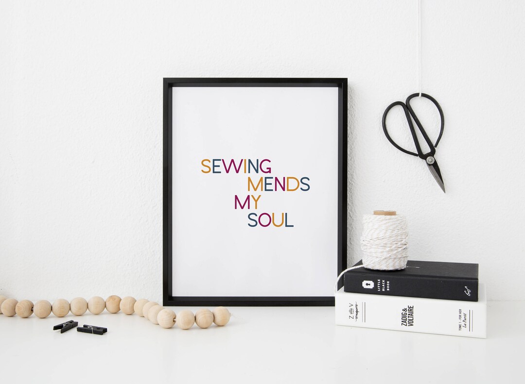 Sewing Room Decor Craft Room Wall Decor Craft Room Print Printable Wall