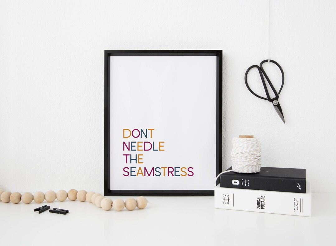 Sewing Quote Craft Room Wall Decor Craft Room Print Etsy