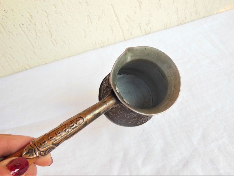 Auténtica jarra para el café turco olla de café de cobre