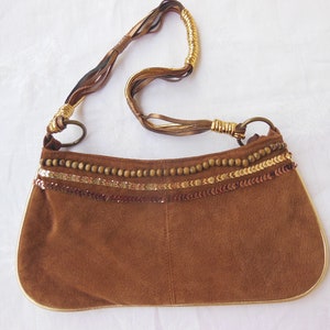 sac vintage , Petit sac femme avec paillettes , Pochette , Petit sac original