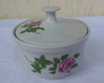 Vintage Porcelain Sugar Bowl , Sugar Bowl KAHLA ,  Sugar Bowl